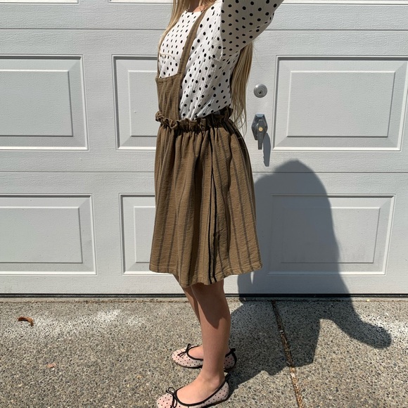 Zara apron dress with two straps girl size 11-12 - Picture 12 of 16